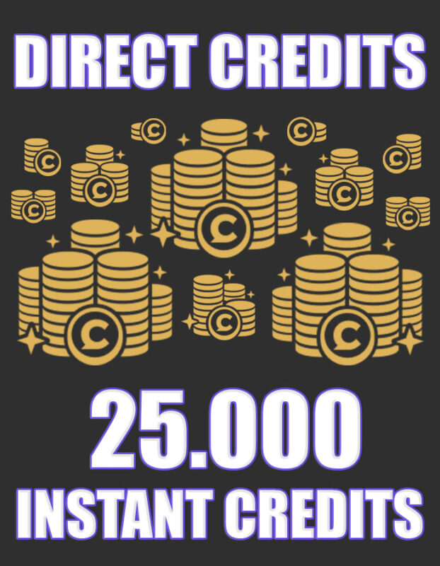 25.000 Instant Credits - Black Market IMVU