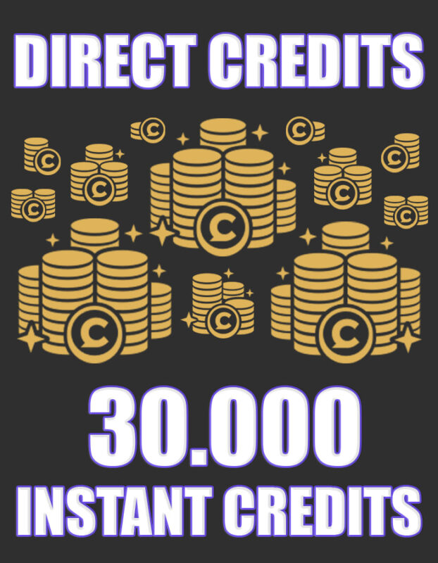 30.000 Instant Credits - Black Market IMVU